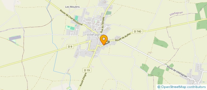 localisation de l'entreprise SARL PLISSON à VILLEFAGNAN