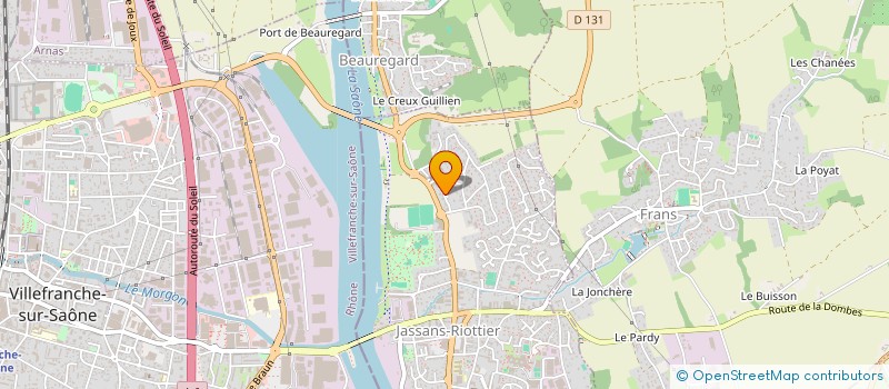 localisation de l'entreprise SARL PLN à JASSANS-RIOTTIER