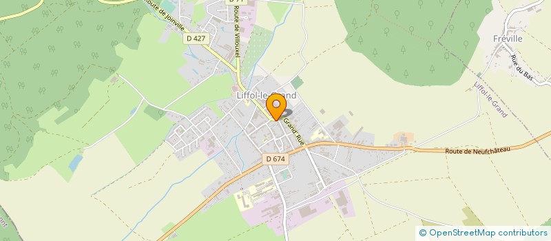 localisation de l'entreprise SARL PLOMB'ELEC  NEUFCHATEAU