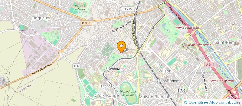 localisation de l'entreprise SARL PLOMBERIE CHAMPENOISE  REIMS