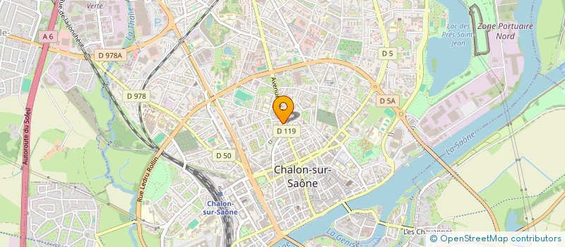 localisation de l'entreprise SARL PLOMBERIE D.A. à CHALON-SUR-SAONE