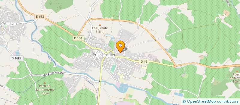 localisation de l'entreprise SARL PLOMBERIE DOMINIQUE BASSEZ  PUISSERGUIER