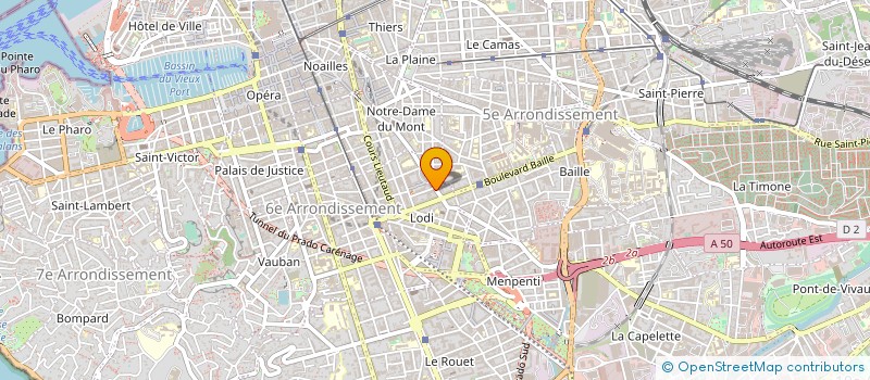 localisation de l'entreprise SARL PLOMBERIE GENERALE DU 5EME à MARSEILLE