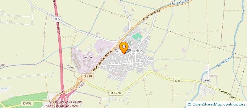 localisation de l'entreprise SARL PLOMBERIE HABITAT SERVICES à SAINT-BEAUZIRE