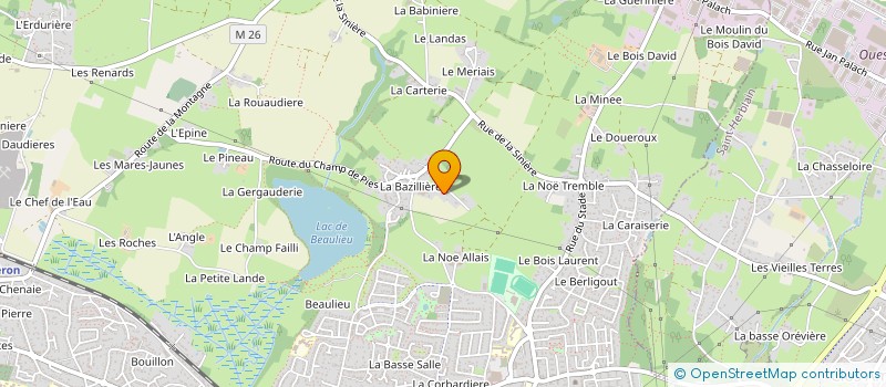 localisation de l'entreprise SARL PLONEIS à COUERON
