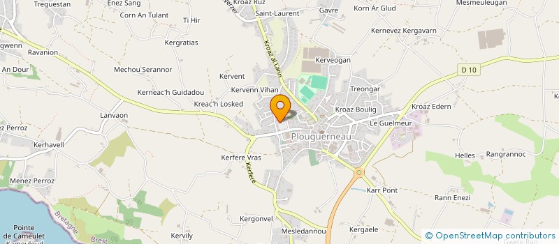 localisation de l'entreprise SARL PLONIVEL  MELGVEN