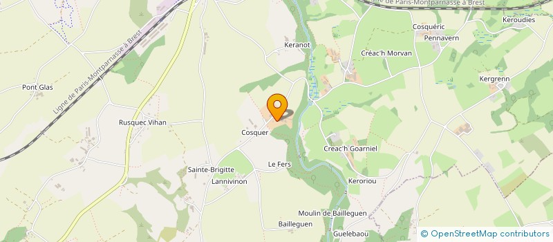 localisation de l'entreprise SARL PLOUGASTEL à SAINT-THEGONNEC LOC-EGUINER