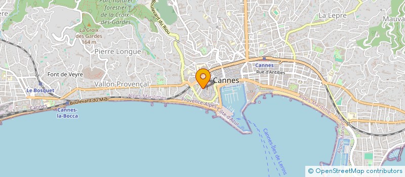 localisation de l'entreprise SARL PLS CHARTIER à CANNES
