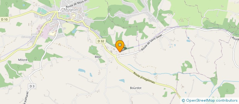 localisation de l'entreprise SARL PLUM ADOUR  MUGRON