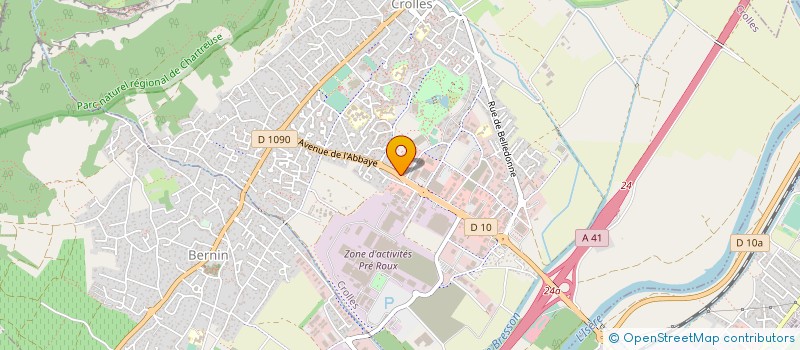 localisation de l'entreprise SARL PLUME VIDEO  CROLLES