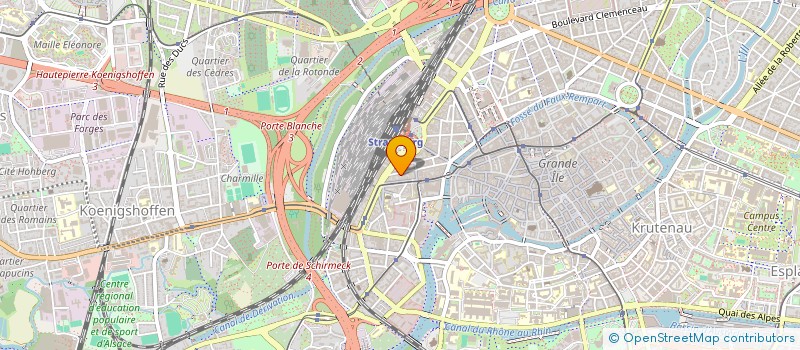 localisation de l'entreprise SARL PLURIBATIMENT à STRASBOURG
