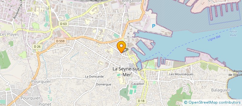 localisation de l'entreprise SARL PLURITEL à LA SEYNE-SUR-MER