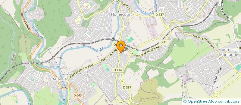 localisation de l'entreprise SARL PLUX  HOMECOURT