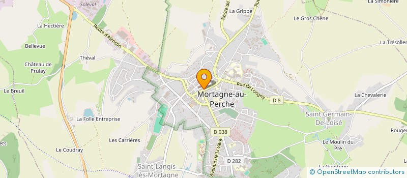 localisation de l'entreprise SARL PME CONSEILS 61 à MORTAGNE-AU-PERCHE