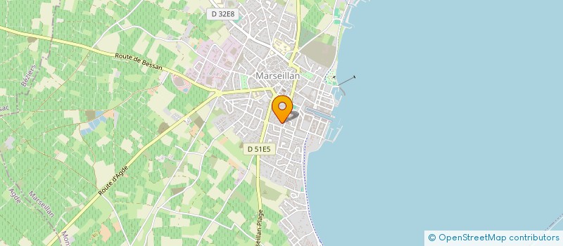 localisation de l'entreprise SARL PMF à MARSEILLAN