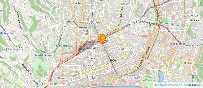 localisation de l'entreprise SARL PMG à NICE