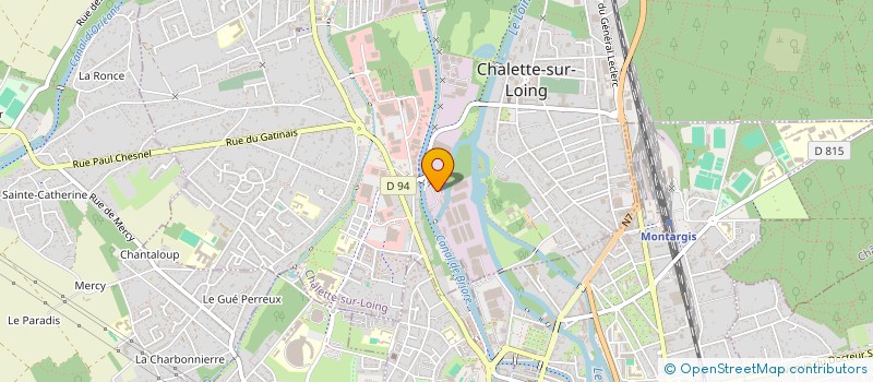 localisation de l'entreprise SARL PML  CHALETTE-SUR-LOING