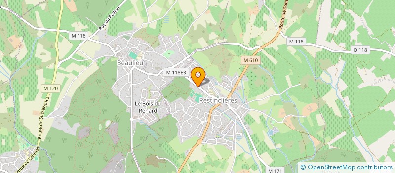 localisation de l'entreprise SARL PMR  RESTINCLIERES