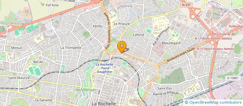 localisation de l'entreprise SARL PMTS  PIECES MENAGER TELE SERVICES  LA ROCHELLE