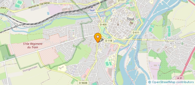 localisation de l'entreprise SARL PNC  TOUL