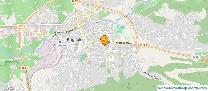 localisation de l'entreprise SARL PNEUMATECHNIC  BRIGNOLES