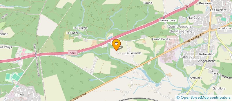 localisation de l'entreprise SARL PODENCE ET FILS à SAINT-GEOURS-DE-MAREMNE