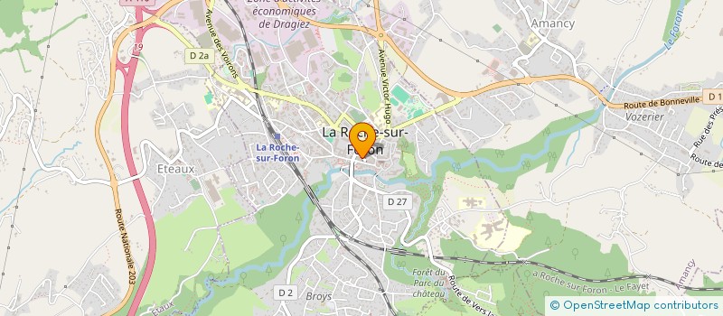 localisation de l'entreprise SARL POENCET à LA ROCHE SUR FORON