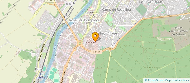 localisation de l'entreprise SARL POINT A POINT à COMPIEGNE