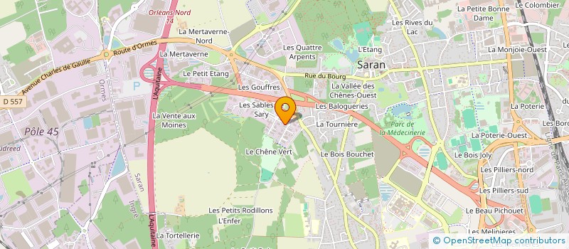 localisation de l'entreprise SARL POINT AFFAIRE  SARAN