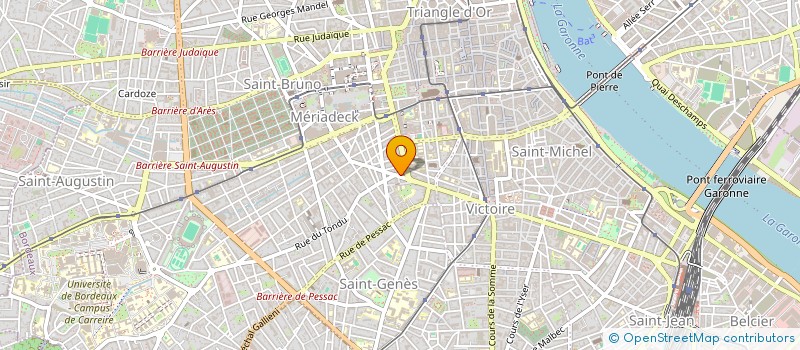 localisation de l'entreprise SARL POINT CARROSSERIE 33-01 à BORDEAUX