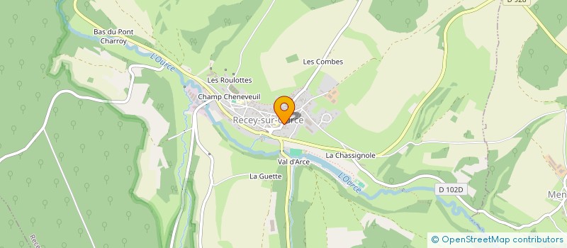localisation de l'entreprise SARL POINT D  RECEY-SUR-OURCE