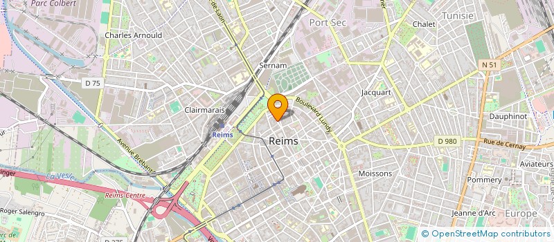 localisation de l'entreprise SARL POINT ZEN à REIMS