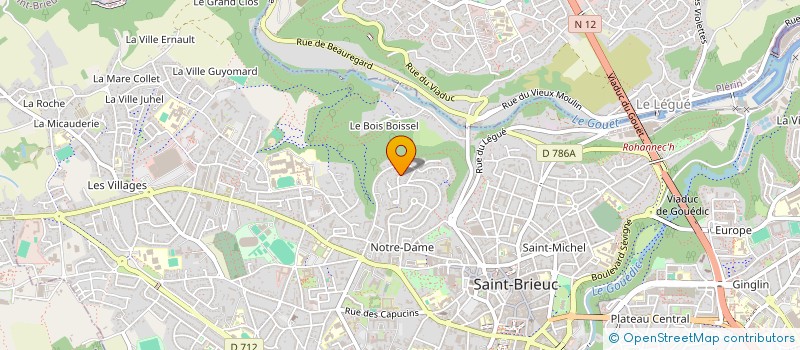 localisation de l'entreprise SARL POINTE DE LA HEUSSAYE à SAINT-BRIEUC