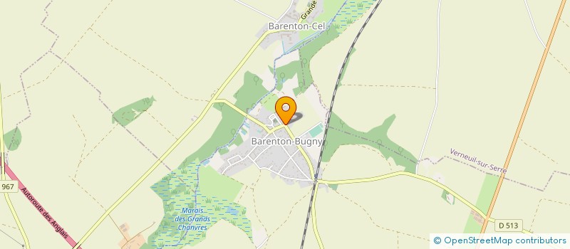 localisation de l'entreprise SARL POINTEAU-DONNE  BARENTON-BUGNY