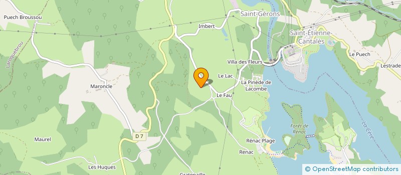 localisation de l'entreprise SARL POINTIER à GLENAT