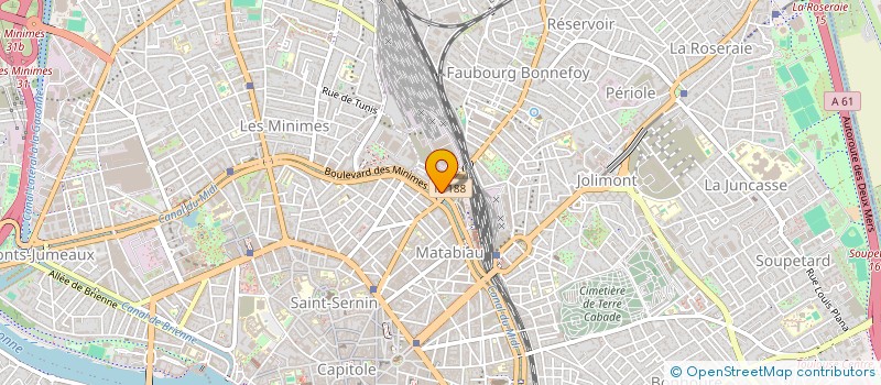 localisation de l'entreprise SARL POINTS MENUISERIES ET FERMETURES à TOULOUSE