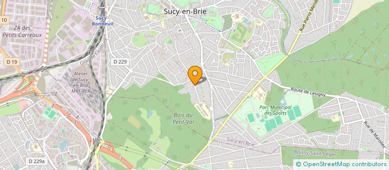localisation de l'entreprise SARL POISSON ROUGE à SUCY-EN-BRIE