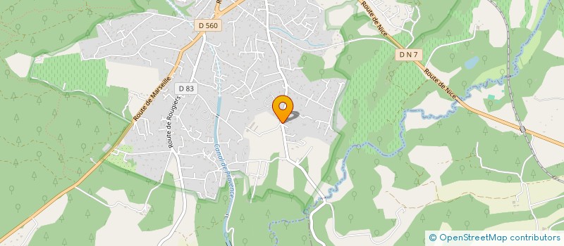 localisation de l'entreprise SARL POISSONNERIE DES TROIS DAUPHINS à SAINT-MAXIMIN-LA-SAINTE-BAUME