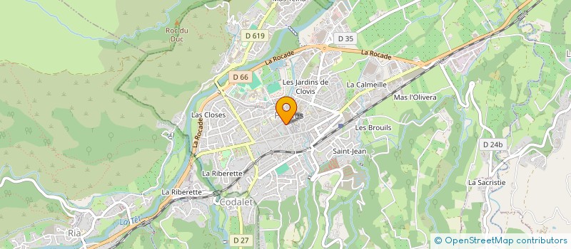 localisation de l'entreprise SARL POISSONNERIE DU CONFLENT à PRADES