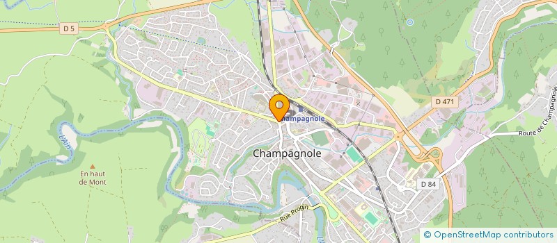 localisation de l'entreprise SARL POISSONS DE BEY à CHAMPAGNOLE