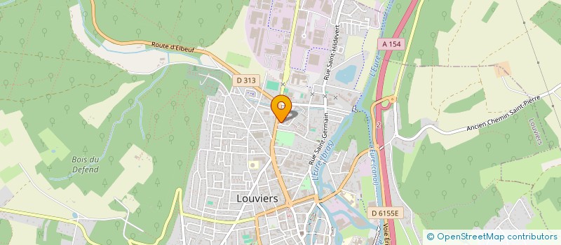 localisation de l'entreprise SARL POLAT  LOUVIERS