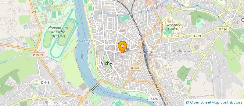 localisation de l'entreprise SARL POLKA à VICHY