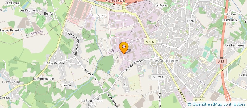 localisation de l'entreprise SARL POLO à LES SORINIERES