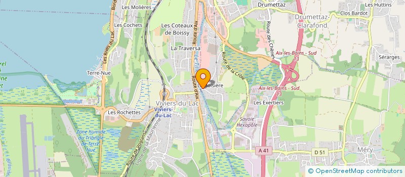 localisation de l'entreprise SARL POLYGRAPH FRANCE à DRUMETTAZ-CLARAFOND