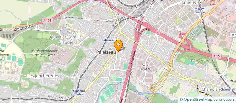 localisation de l'entreprise SARL POLYTECHNIQUE AUTOMOBILE  PALAISEAU