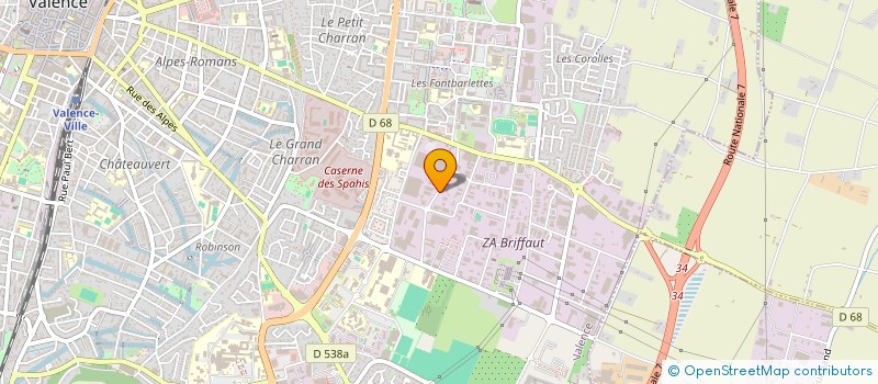 localisation de l'entreprise SARL POMAR  VALENCE