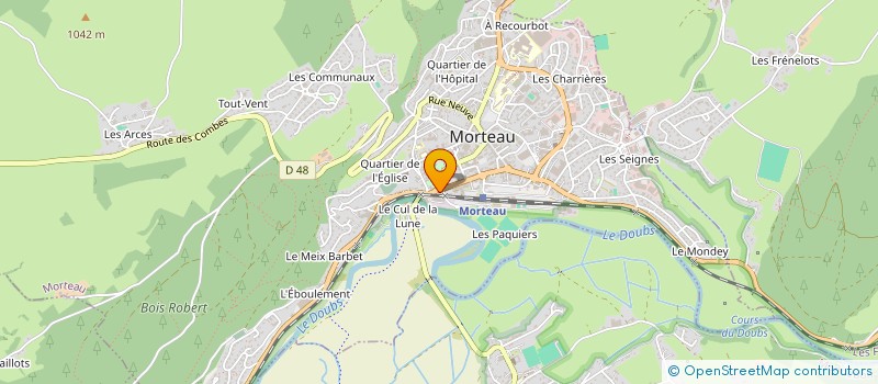 localisation de l'entreprise SARL POMBO à MORTEAU