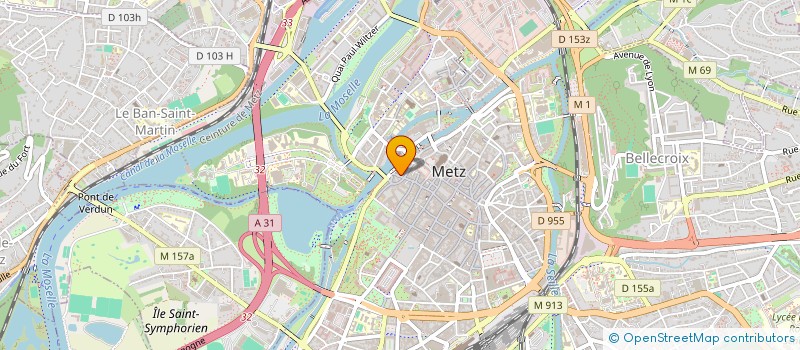 localisation de l'entreprise SARL POMME METZ  METZ