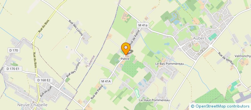 localisation de l'entreprise SARL POMMERAIE DISTRIBUTION à AUBERS
