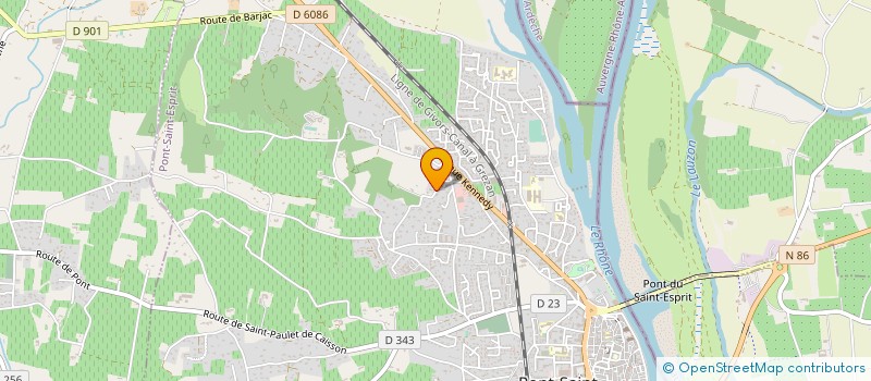 localisation de l'entreprise SARL POMMIER BERNARD à PONT-SAINT-ESPRIT
